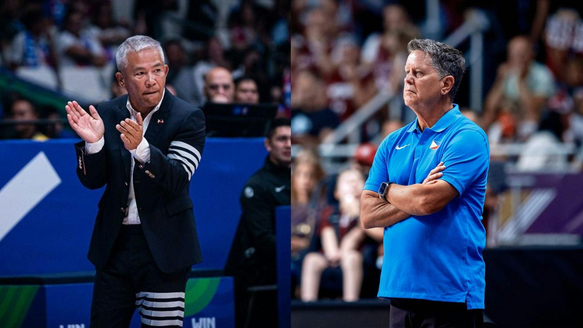 Chot Reyes takes on ‘head cheerleader’ role in supporting Tim Cone, Gilas Pilipinas